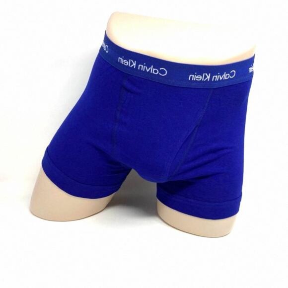 💖MEGA SALE💖Calvin Klein 3 Pack Cotton Stretch Trunks NB2615912 Men Orange Blue - Picture 5 of 9